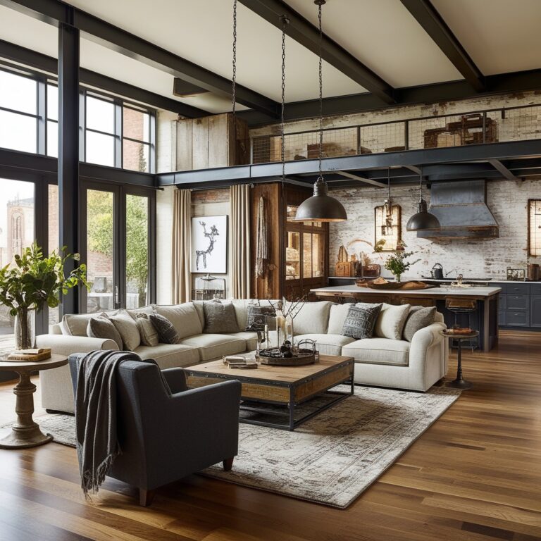 Transform Your Space: 13 Inspiring Industrial Living Room Ideas You’ll Love!