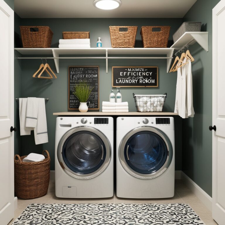 13 Genius Ways to Maximize Efficiency in Your Laundry Room