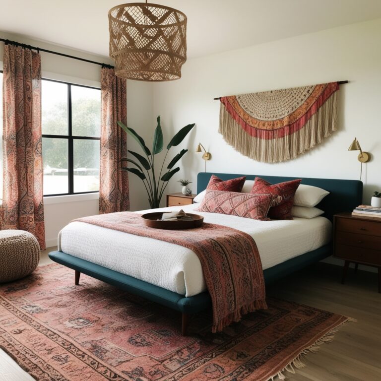 10+ Stunning Boho Mid-Century Modern Bedroom Ideas to Transform Your Space