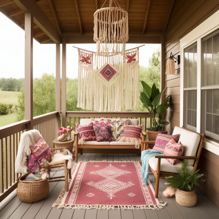 13 Boho Porch Decor Ideas to Transform Your Outdoor Space into a Cozy Oasis