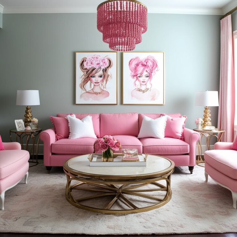 13 Chic Girly Living Room Ideas That Will Inspire Your Next Home Makeover