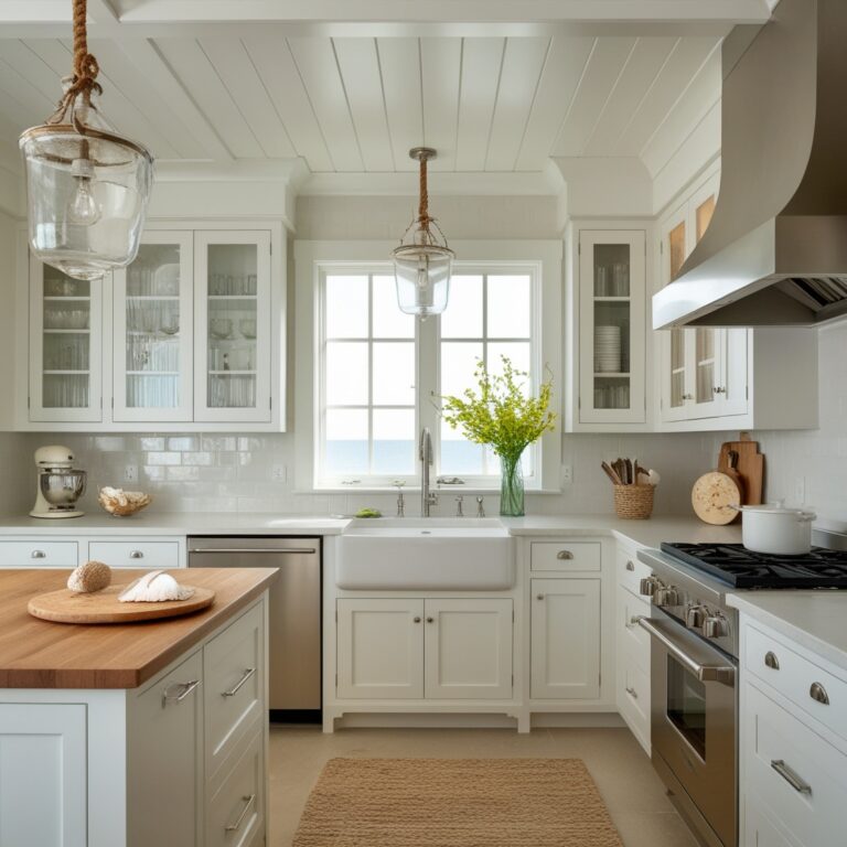 13 Coastal Kitchen Ideas for a Relaxing Beachy Vibe