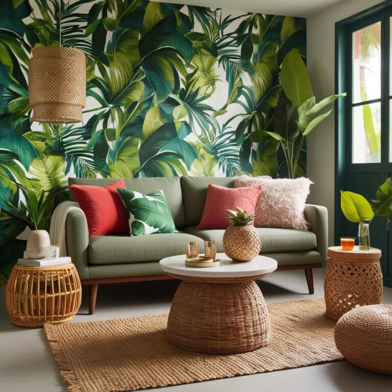 13 Creative Ideas to Create Tropical Vibes in Your Living Room