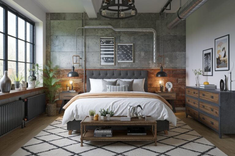 13 Creative Ways to Add Industrial Touches to Your Bedroom