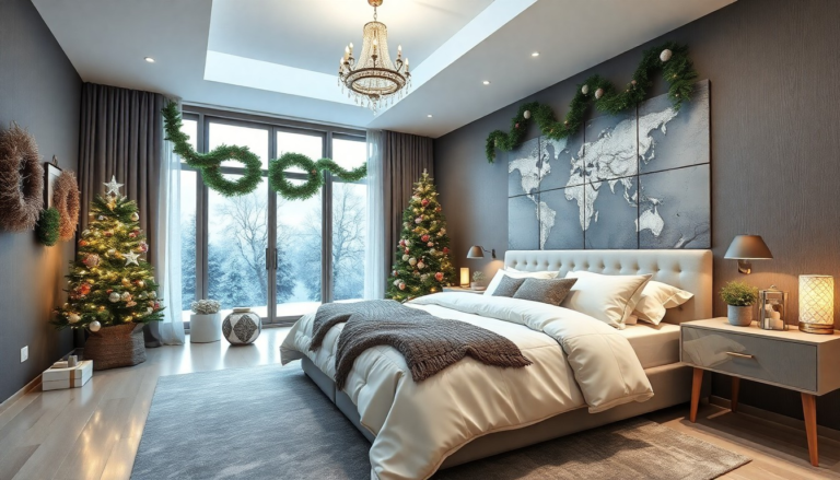 15 Christmas Bedroom Decor Ideas