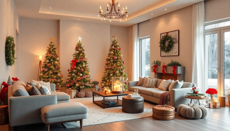 27 Christmas Living Room Decor Ideas