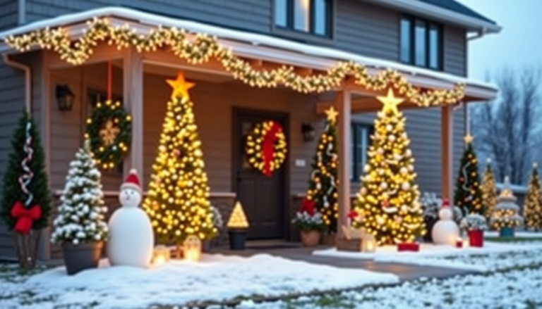 28 DIY Outdoor Christmas Decorations Ideas