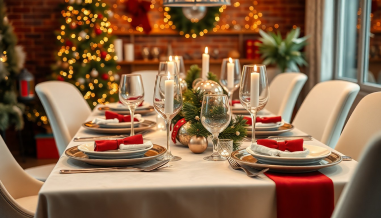 26 Christmas Dinner Table Settings Ideas