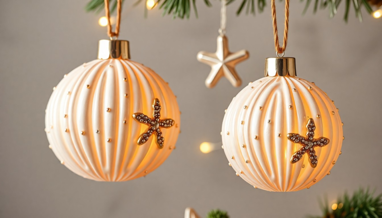 30 Seashell Christmas Ornaments Ideas