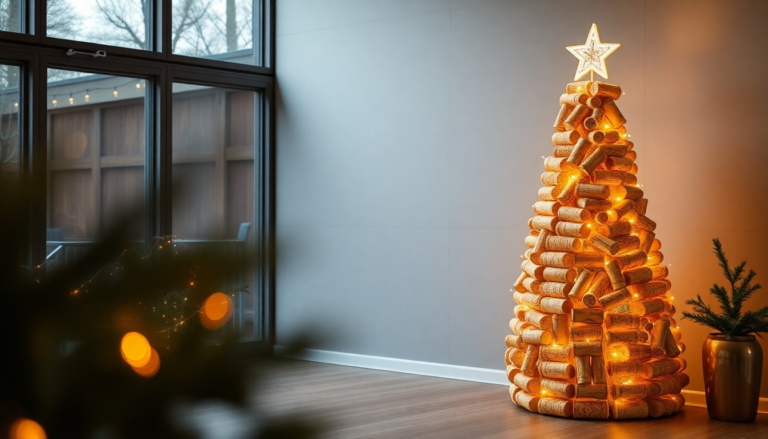 26 Wine Cork Christmas Tree Ideas