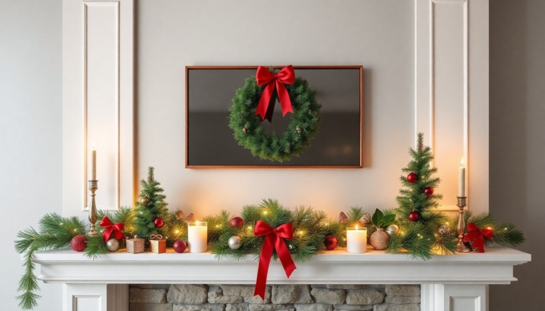 33 Christmas Mantle Decor Ideas