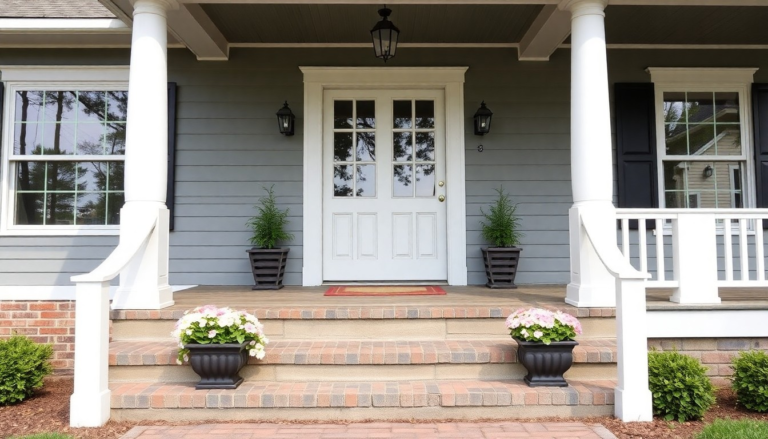 9+ Front Porch Stair Ideas That Stand Out