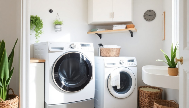 Maximize Your Small Laundry Room with These 13 Space-Saving Ideas